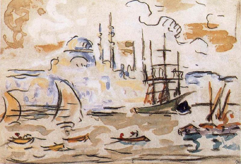 Paul Signac Abstract Norge oil painting art